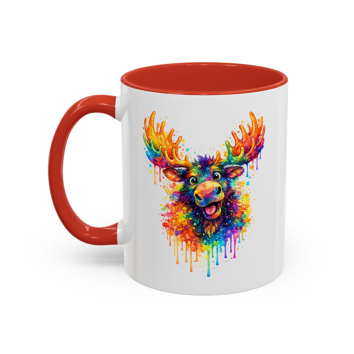 Watercolor Moose Coffee Mug  (11/15oz)