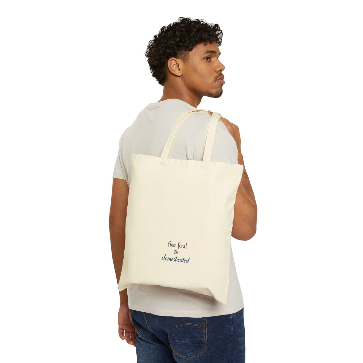 Halloween Mummy Raccoon Tote Bag