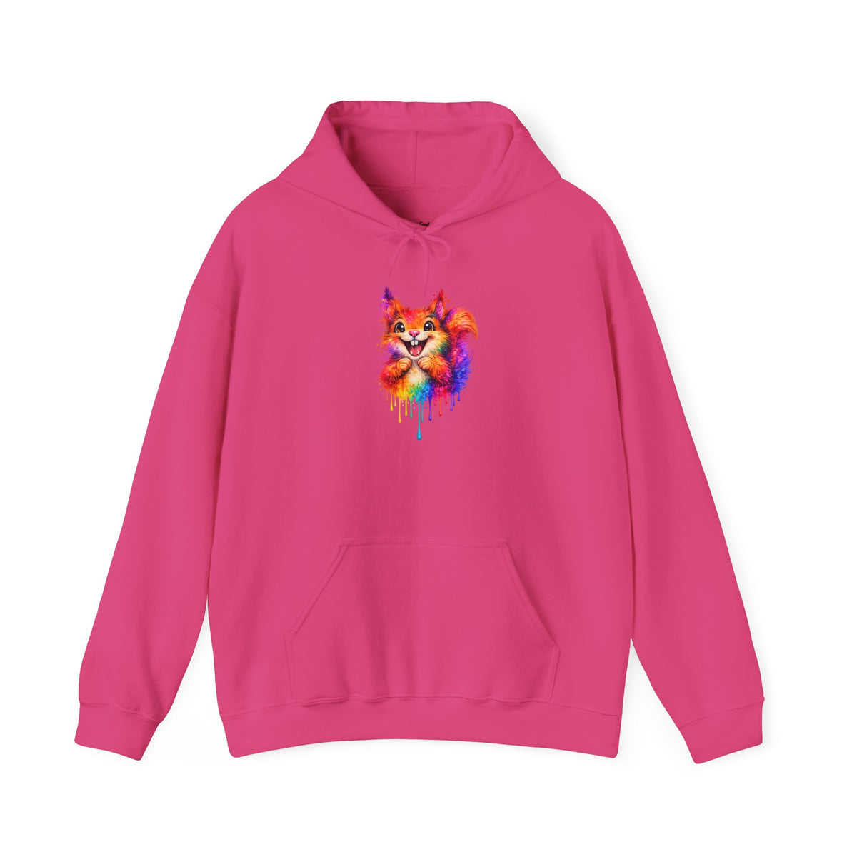 Watercolor Squirrel Hooded Sweatshirt