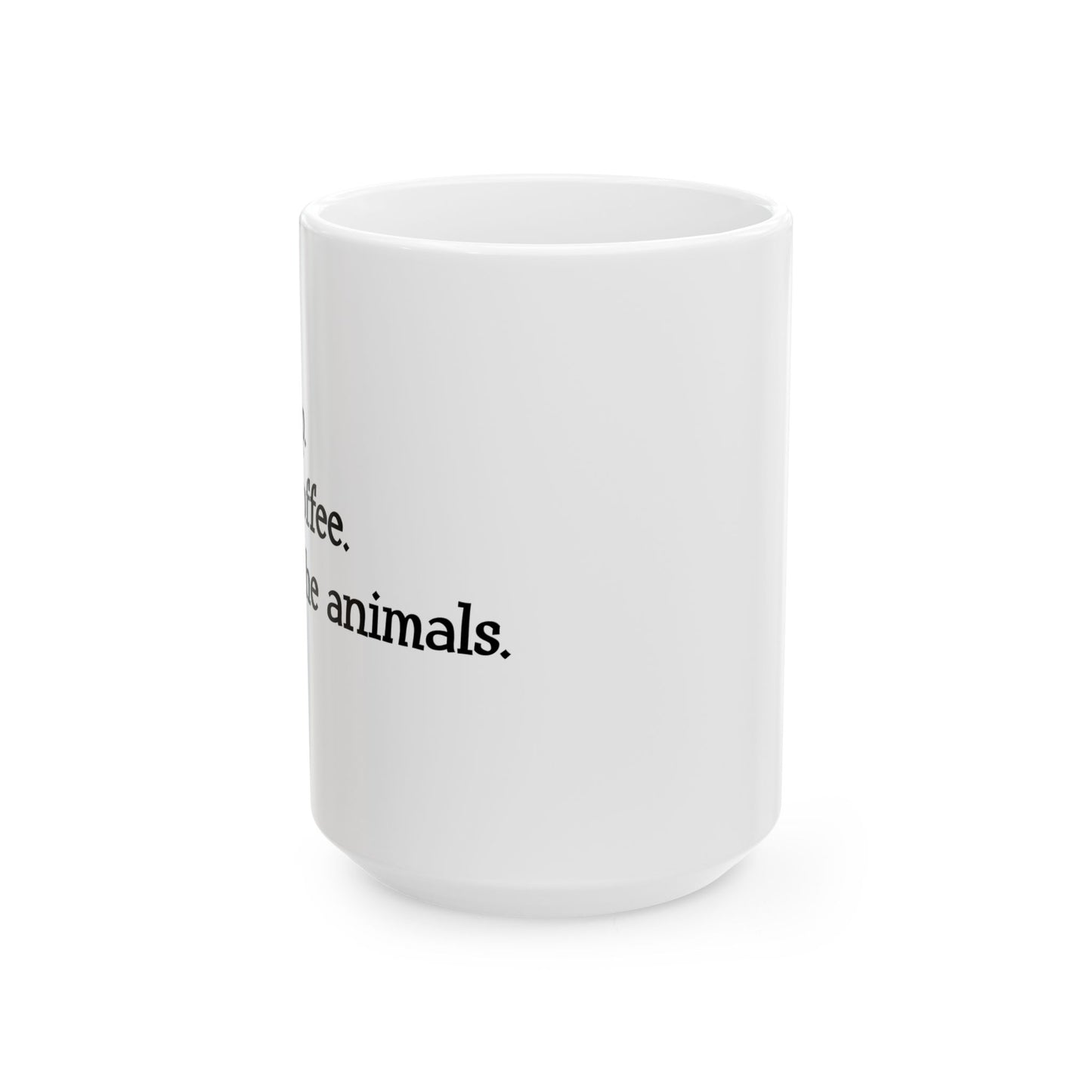 "Wake Up Routine" Ceramic Mug  (11oz & 15oz)