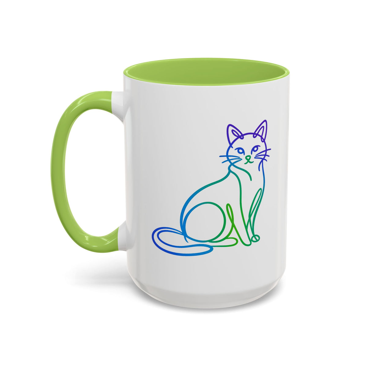 Northern Lights Cat Coffee Mug  (11/15oz)