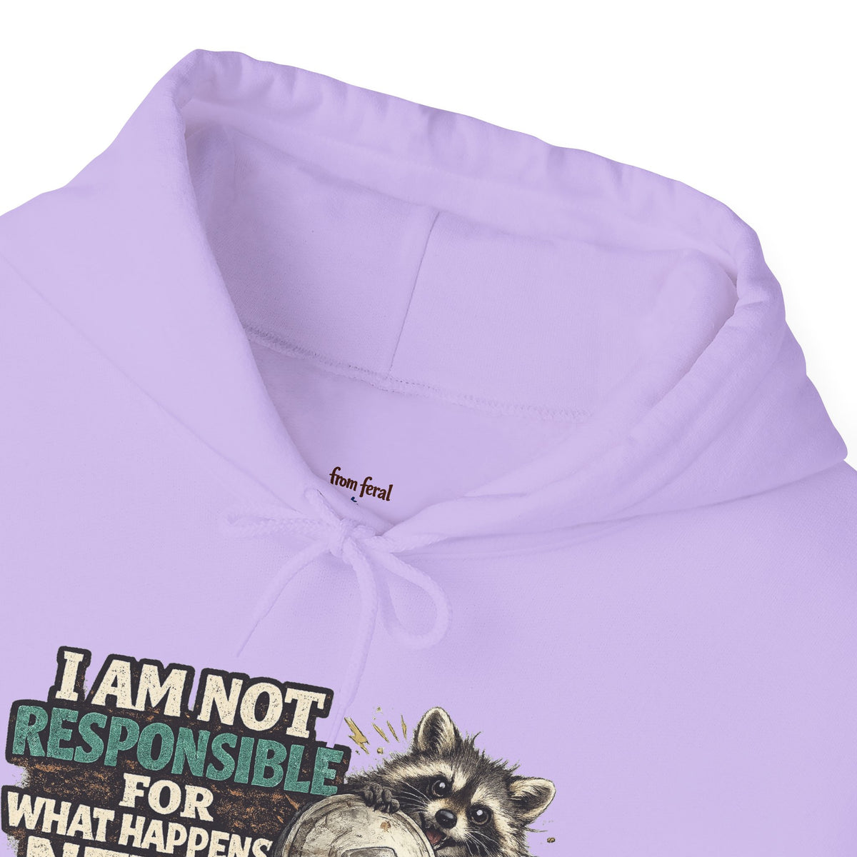 Not Responsible Raccoon Hooded Sweatshirt