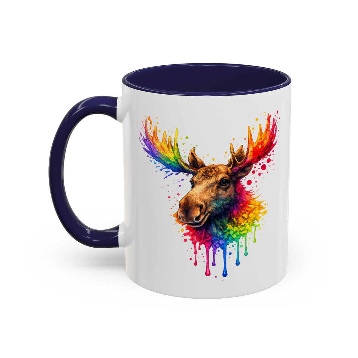 Watercolor Moose Coffee Mug  (11/15oz)