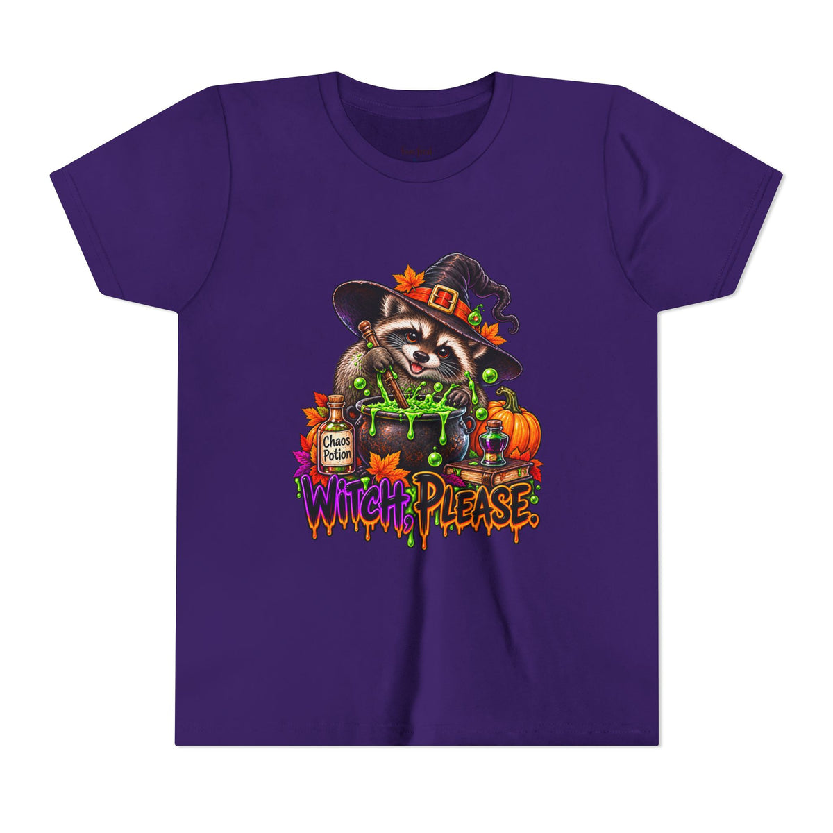 Witch, Please. Youth Tee — Raccoon Kids Tshirt