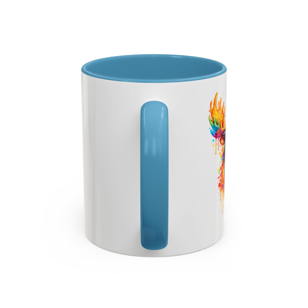 Watercolor Moose Coffee Mug  (11/15oz)