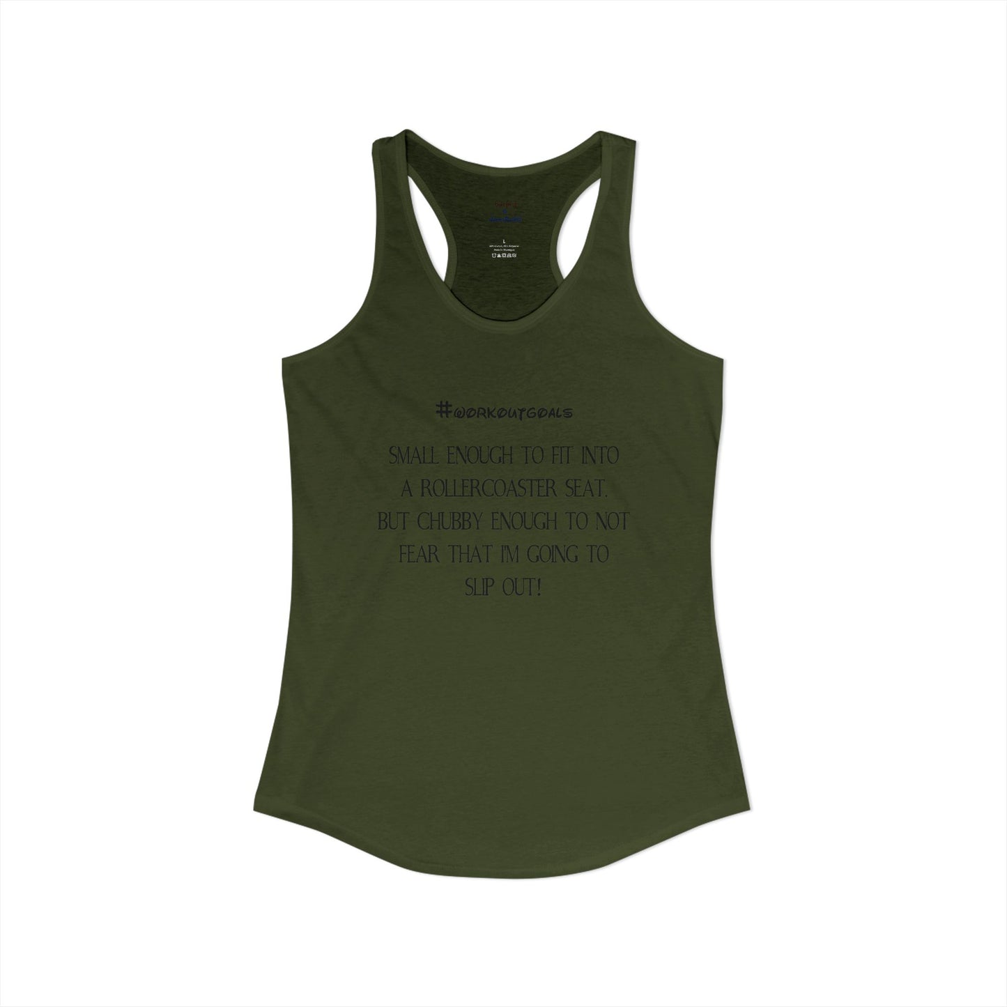 Workout Goals Racerback Tank