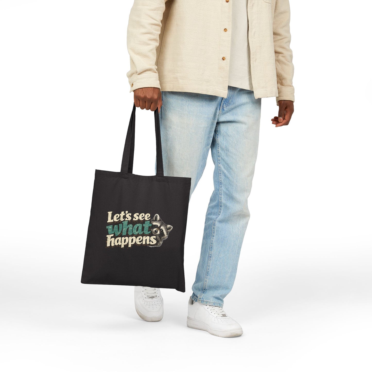 Peek & See Canvas Tote Bag