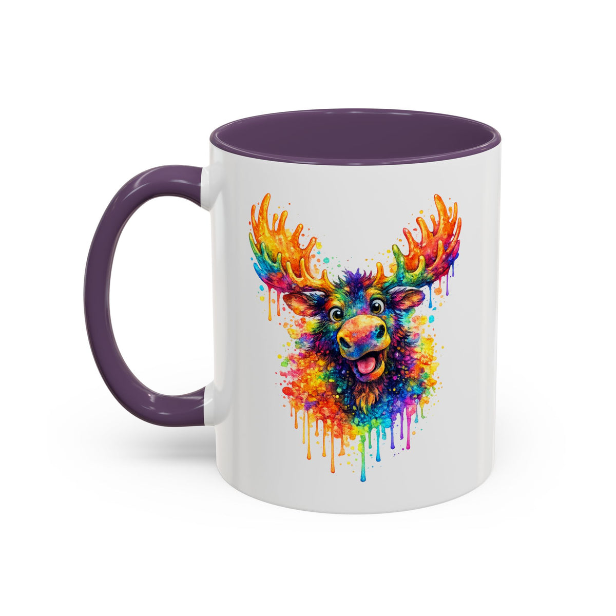 Watercolor Moose Coffee Mug  (11/15oz)