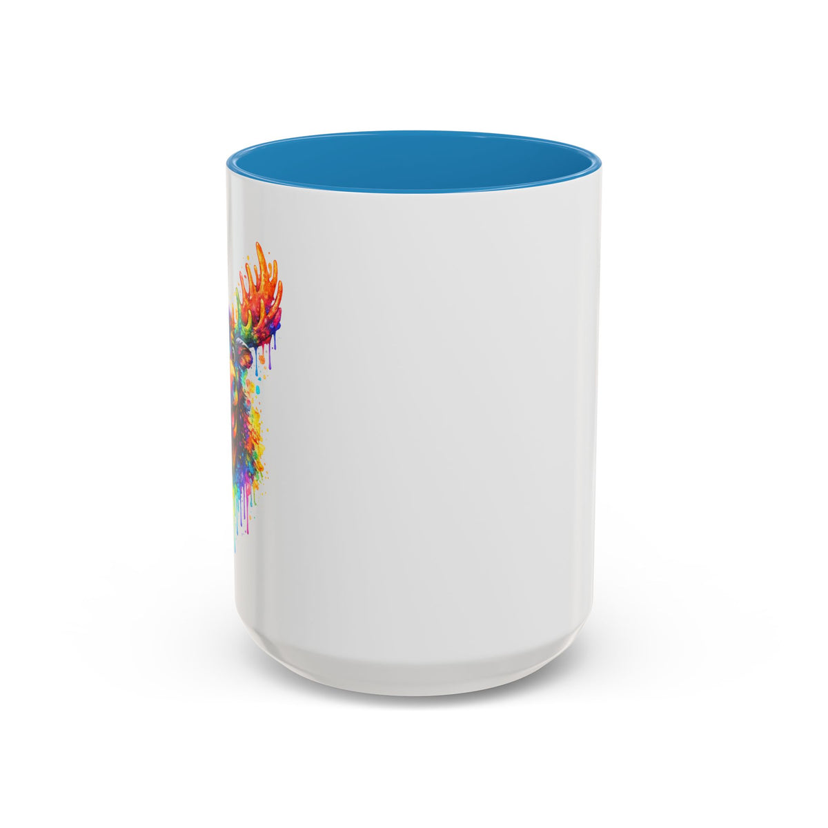 Watercolor Moose Coffee Mug  (11/15oz)