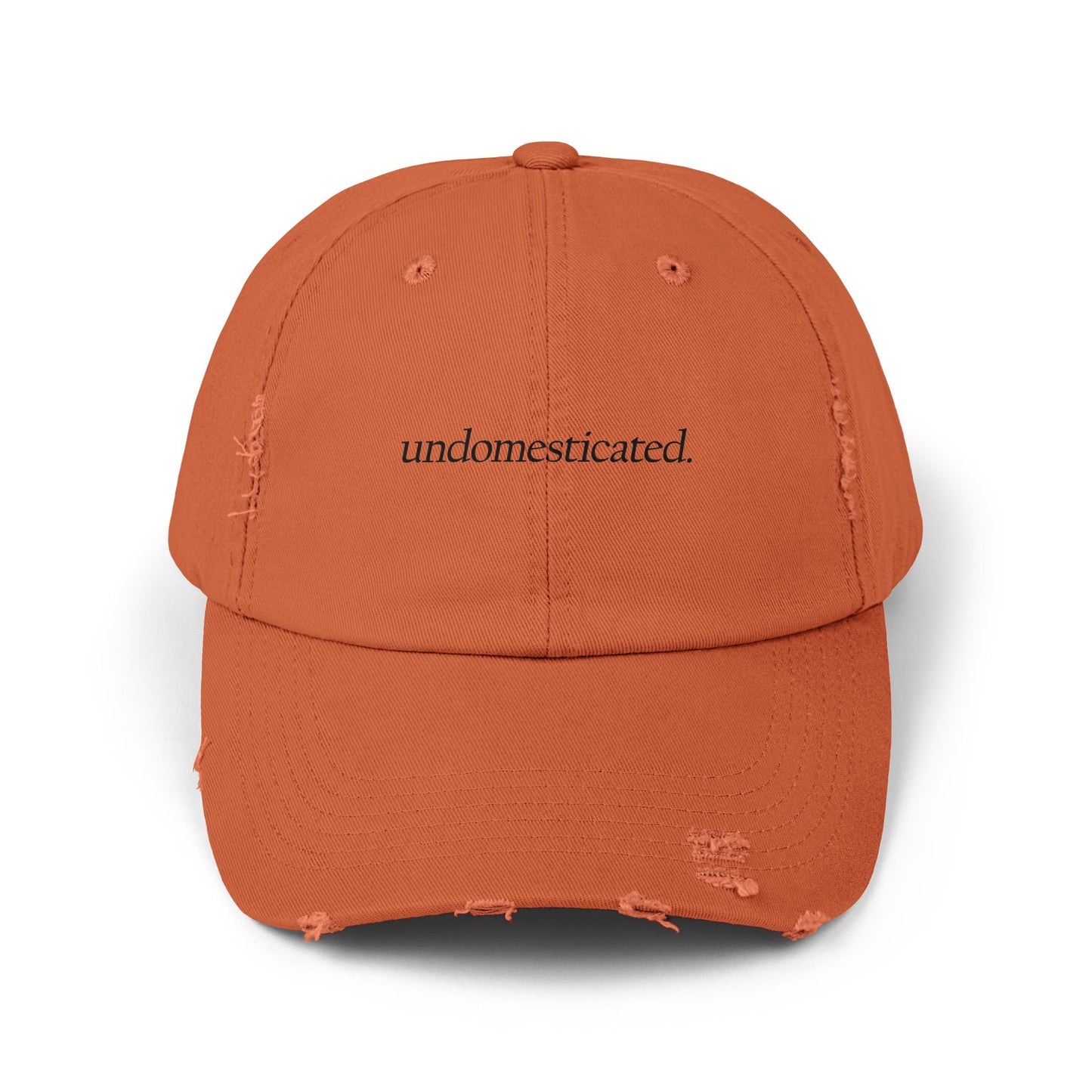 "Undomesticated" Distressed Cap —  Funny Truth Hat