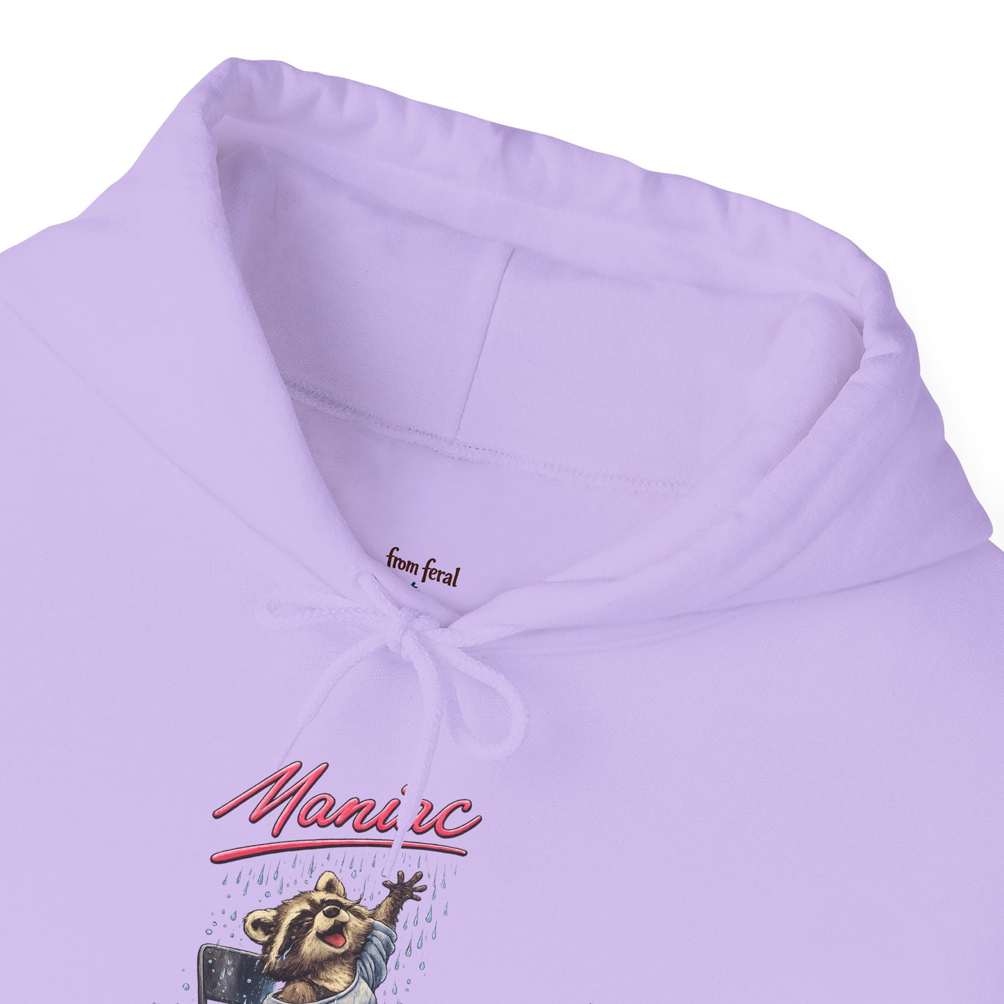 Dancing Raccoon "Maniac" Hooded Sweatshirt