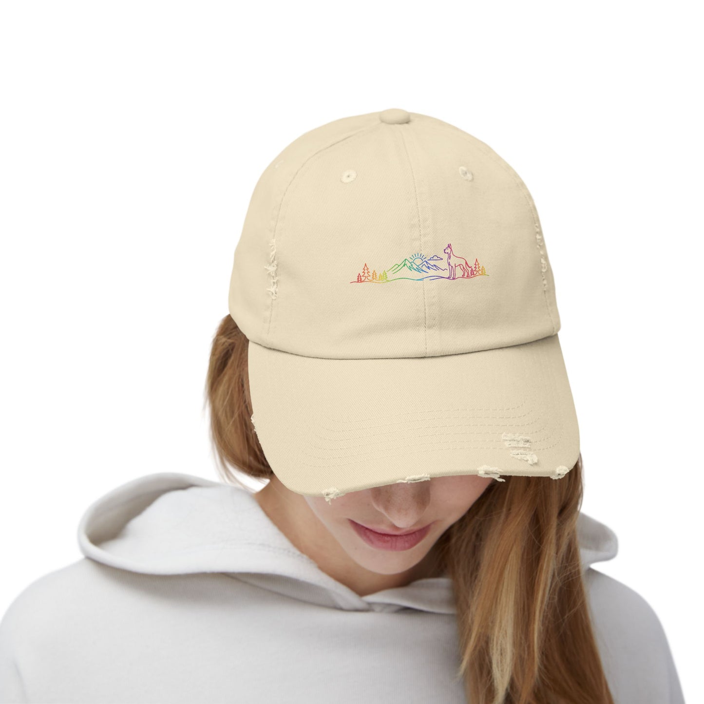 Great Dane, cropped ears | Distressed Cap