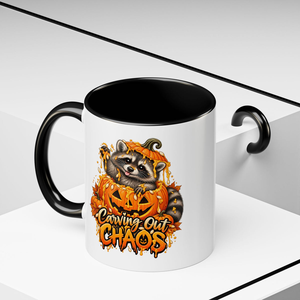 Carving Out Chaos Raccoon Coffee Mug  (11/15oz)