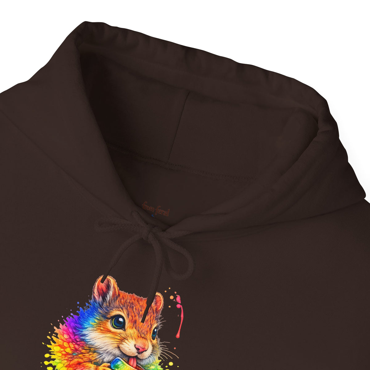 Watercolor Squirrel Hooded Sweatshirt