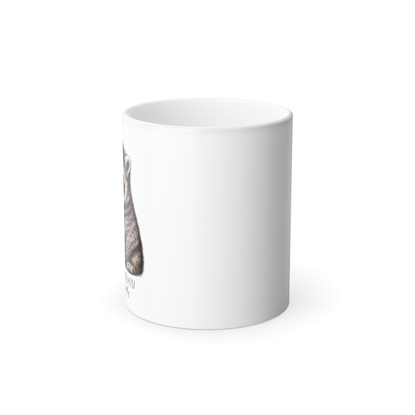 Jimothy The Raccoon Color-Changing Mug  11 oz