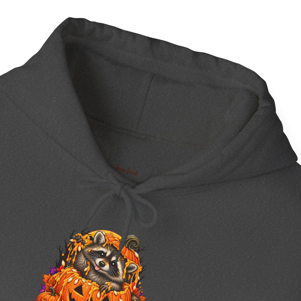 Carving Out Chaos Raccoon Hooded Sweatshirt
