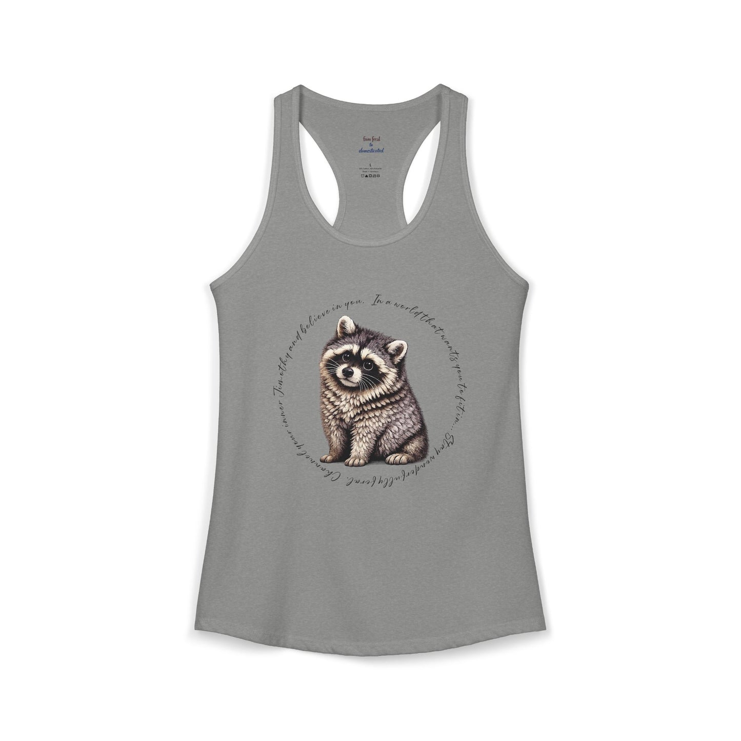 Jimothy Raccoon Racerback Tank