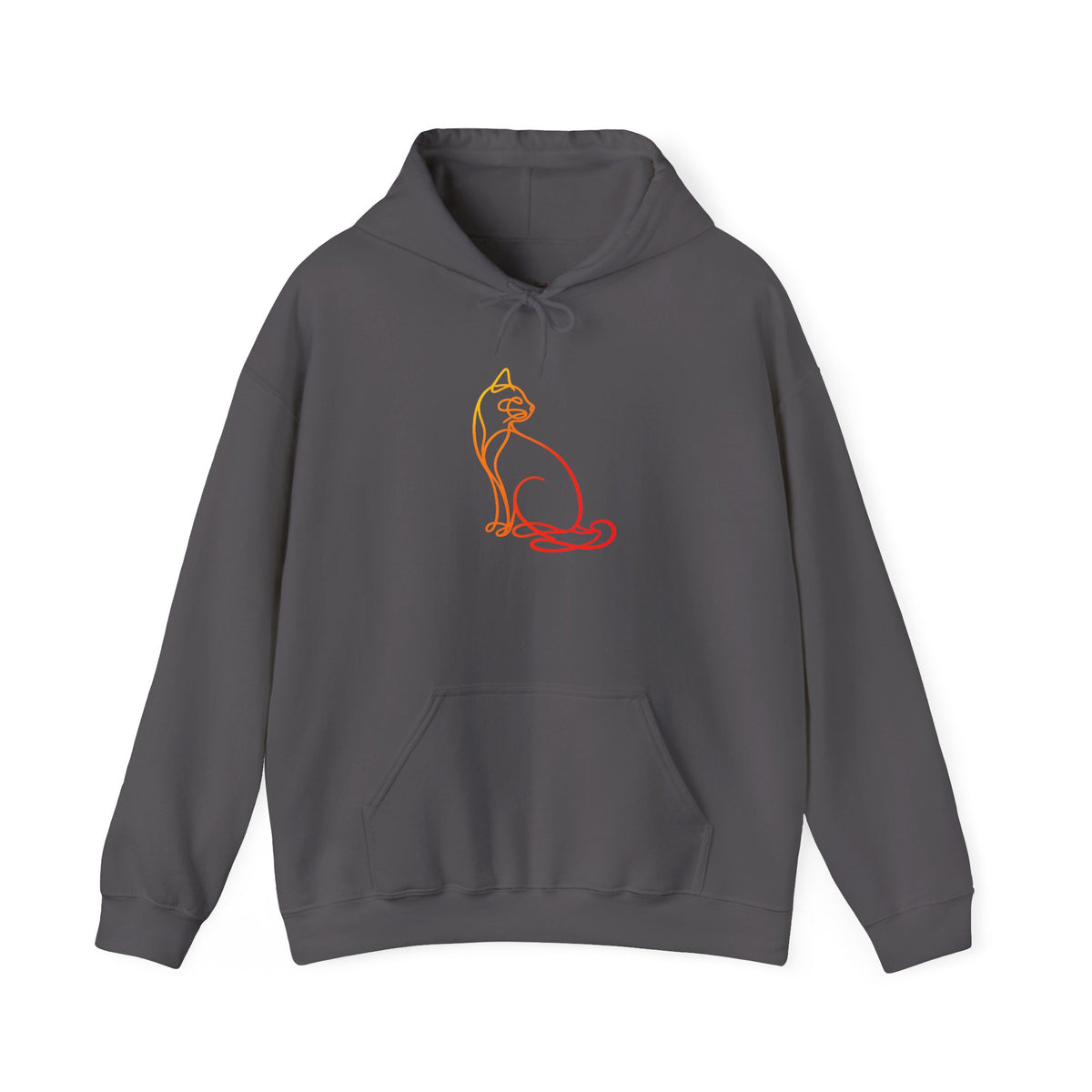 Sunrise Cat Hooded Sweatshirt
