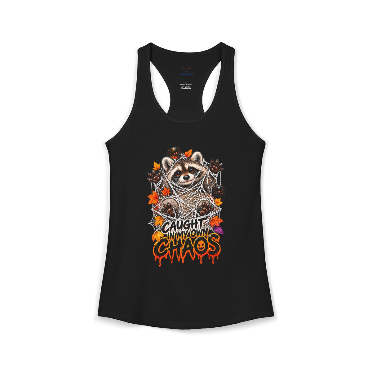 Caught Raccoon Racerback Tank