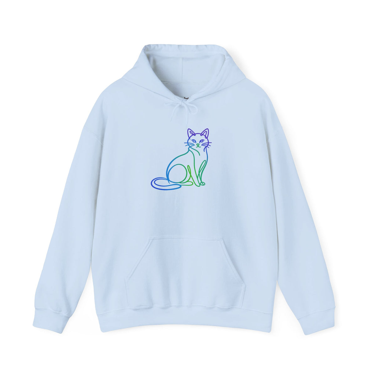 Northern Lights Cat Hooded Sweatshirt