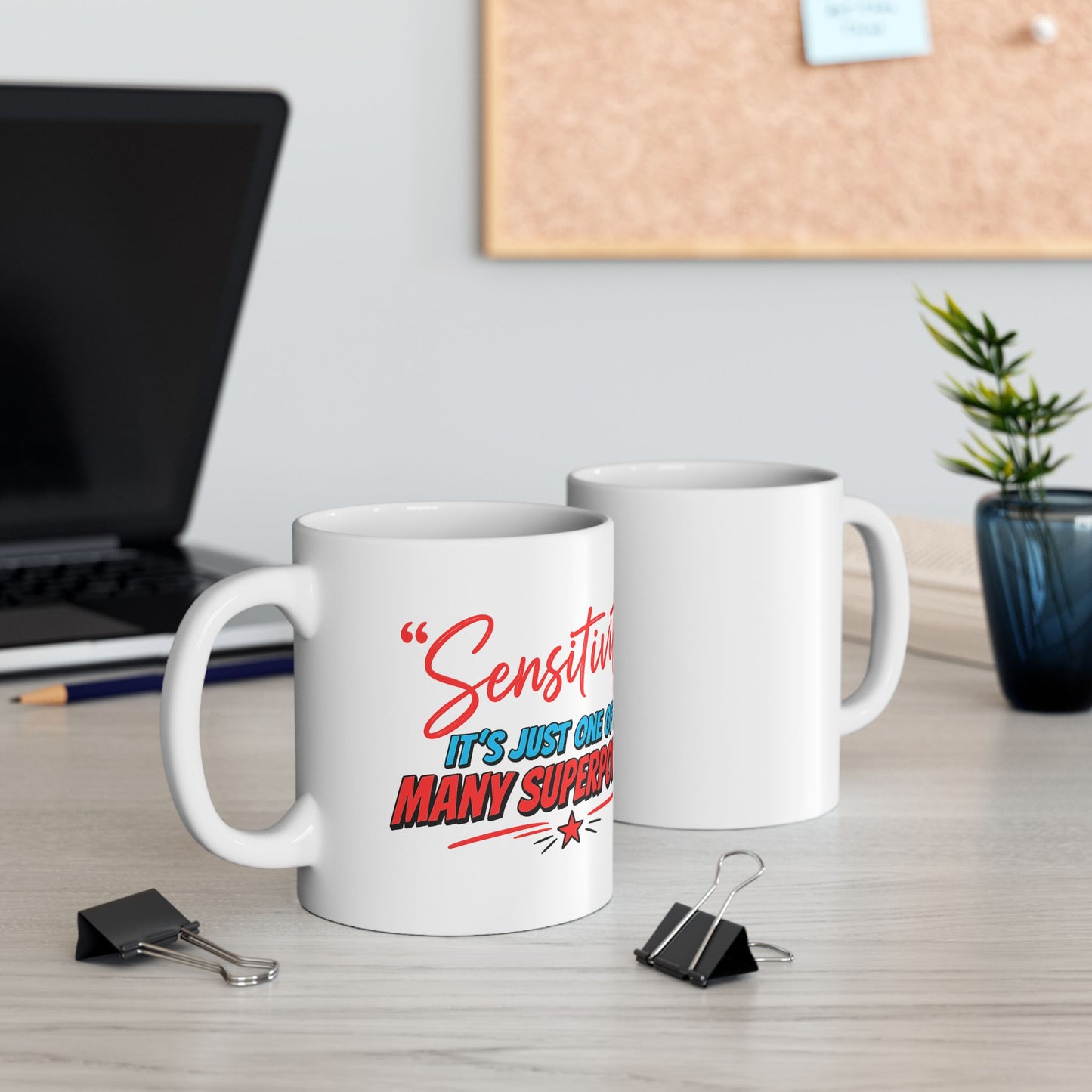 "Sensitivity" Ceramic Mug  (11oz & 15oz)