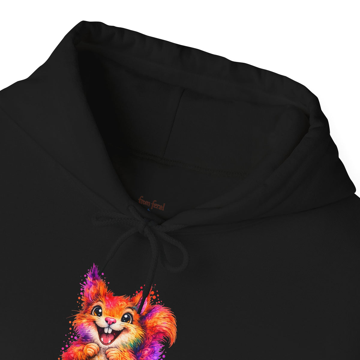 Watercolor Squirrel Hooded Sweatshirt