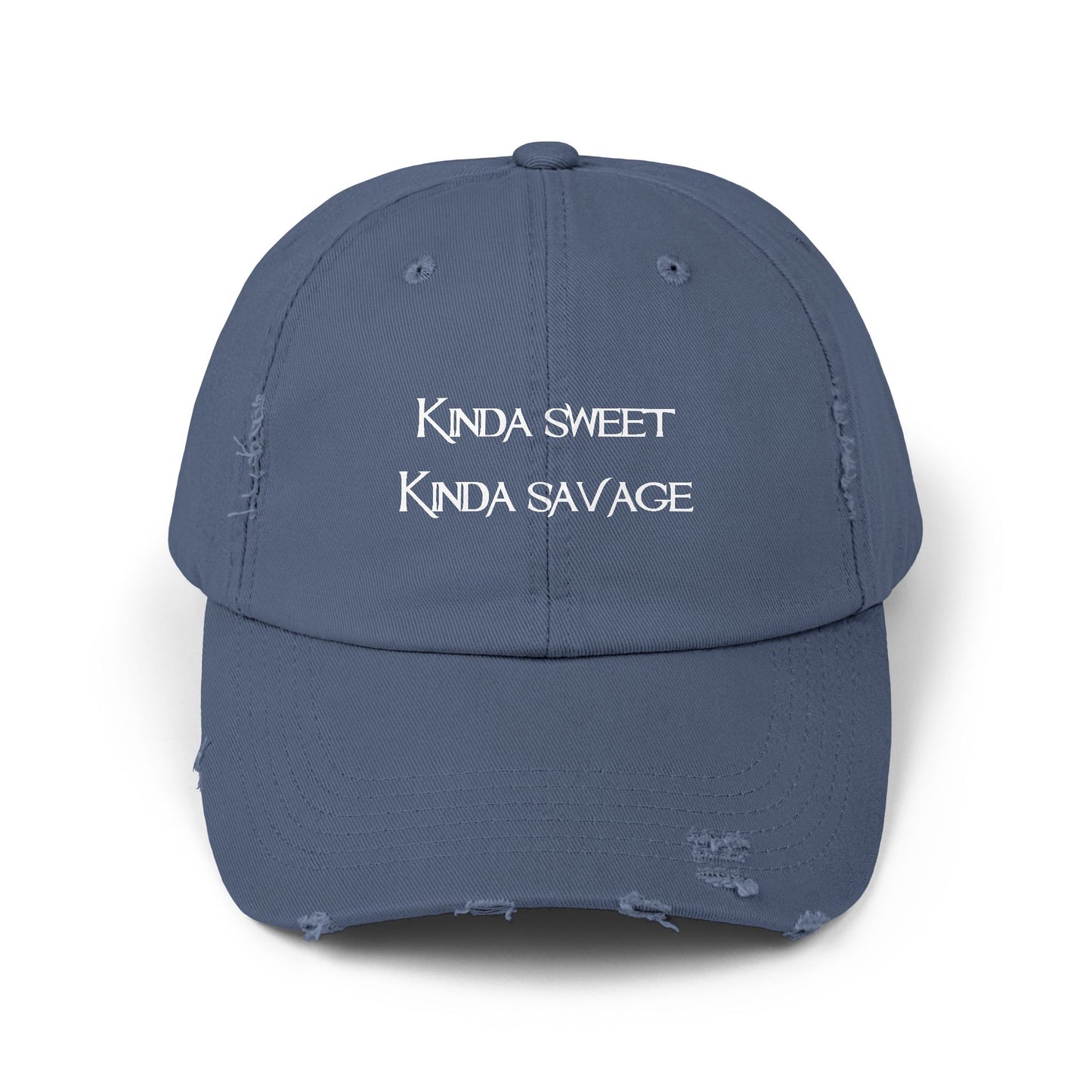 "Kinda Sweet" Distressed Cap —  Funny Truth Hat