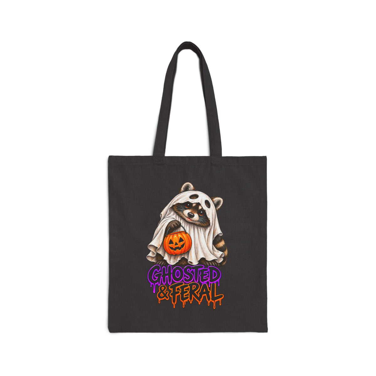Ghosted Raccoon Tote Bag