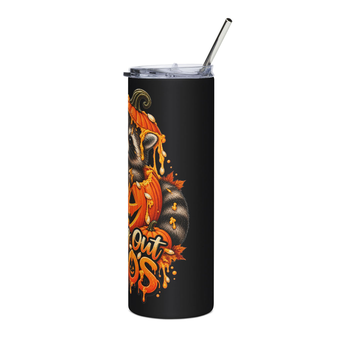 Carving Out Chaos Raccoon - 20oz Stainless Steel Tumbler