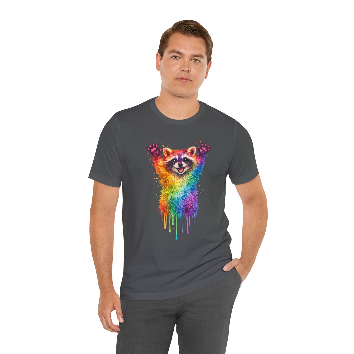 Watercolor Wildlife Raccoon T-Shirt