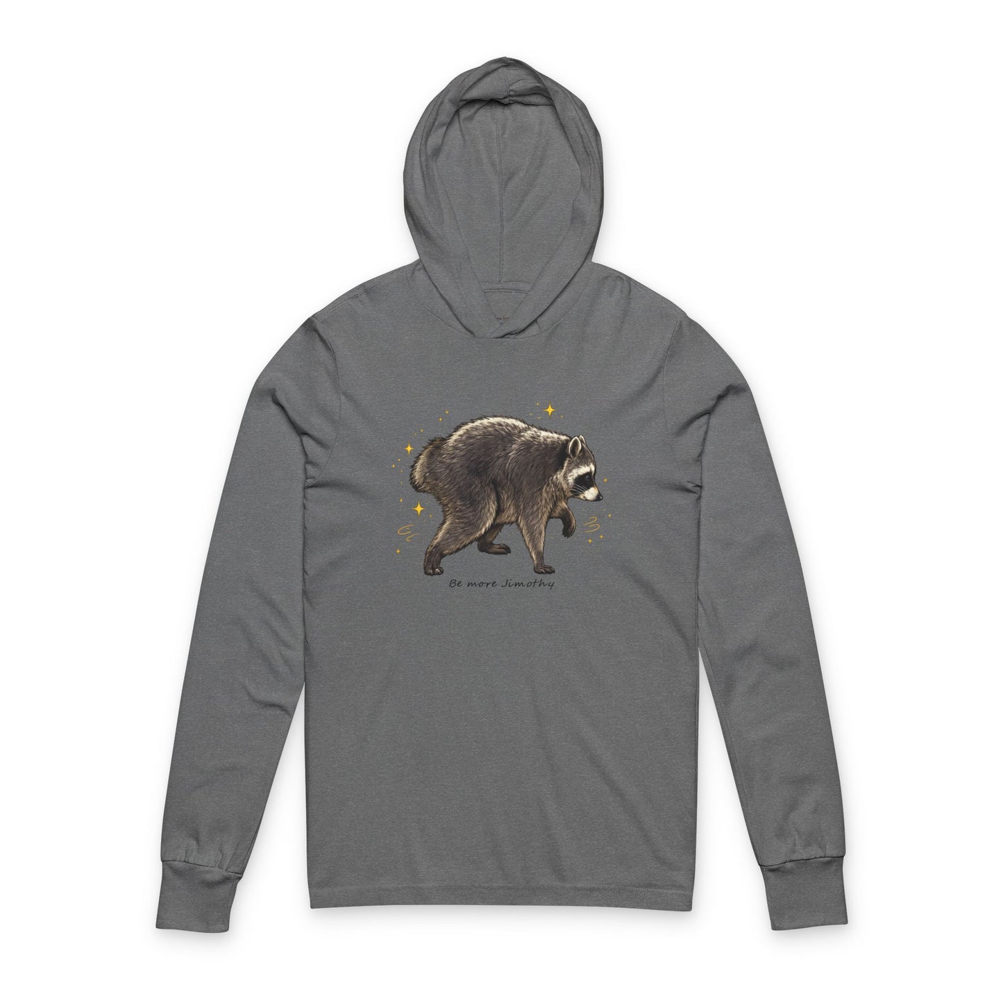 Jimothy The Raccoon Hooded Long Sleeve T-Shirt