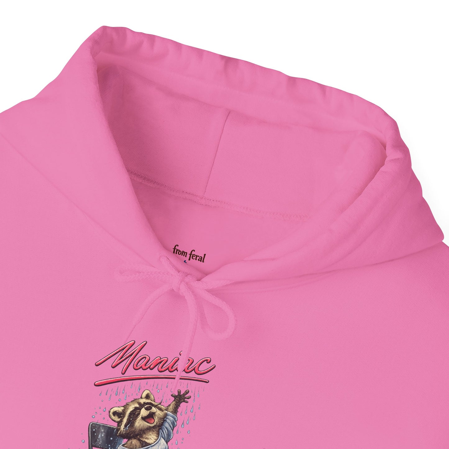Dancing Raccoon "Maniac" Hooded Sweatshirt