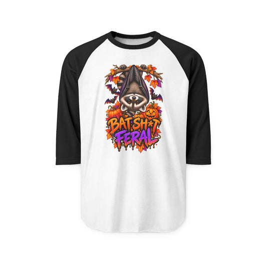 Batty Raccoon Raglan Baseball Shirt