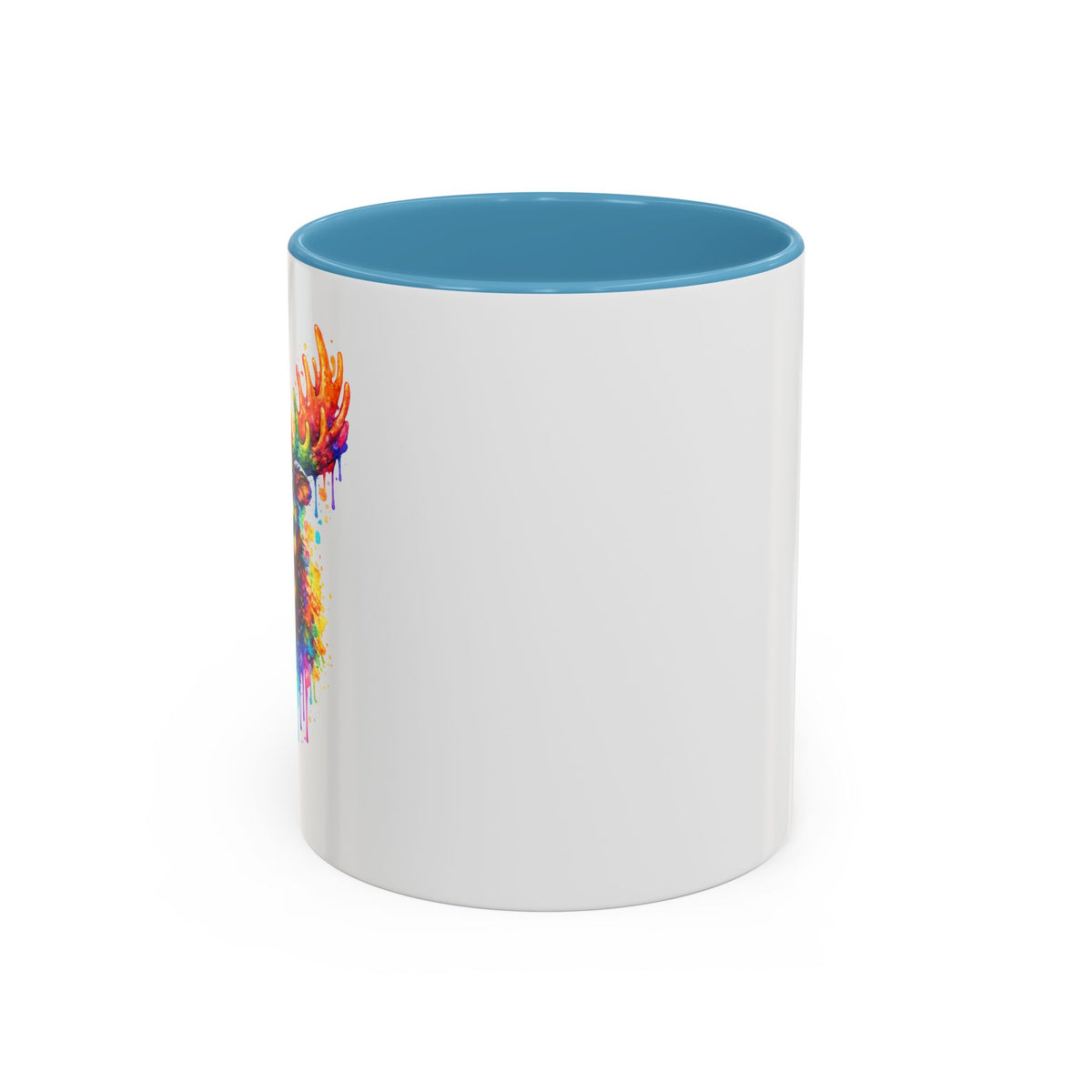 Watercolor Moose Coffee Mug  (11/15oz)