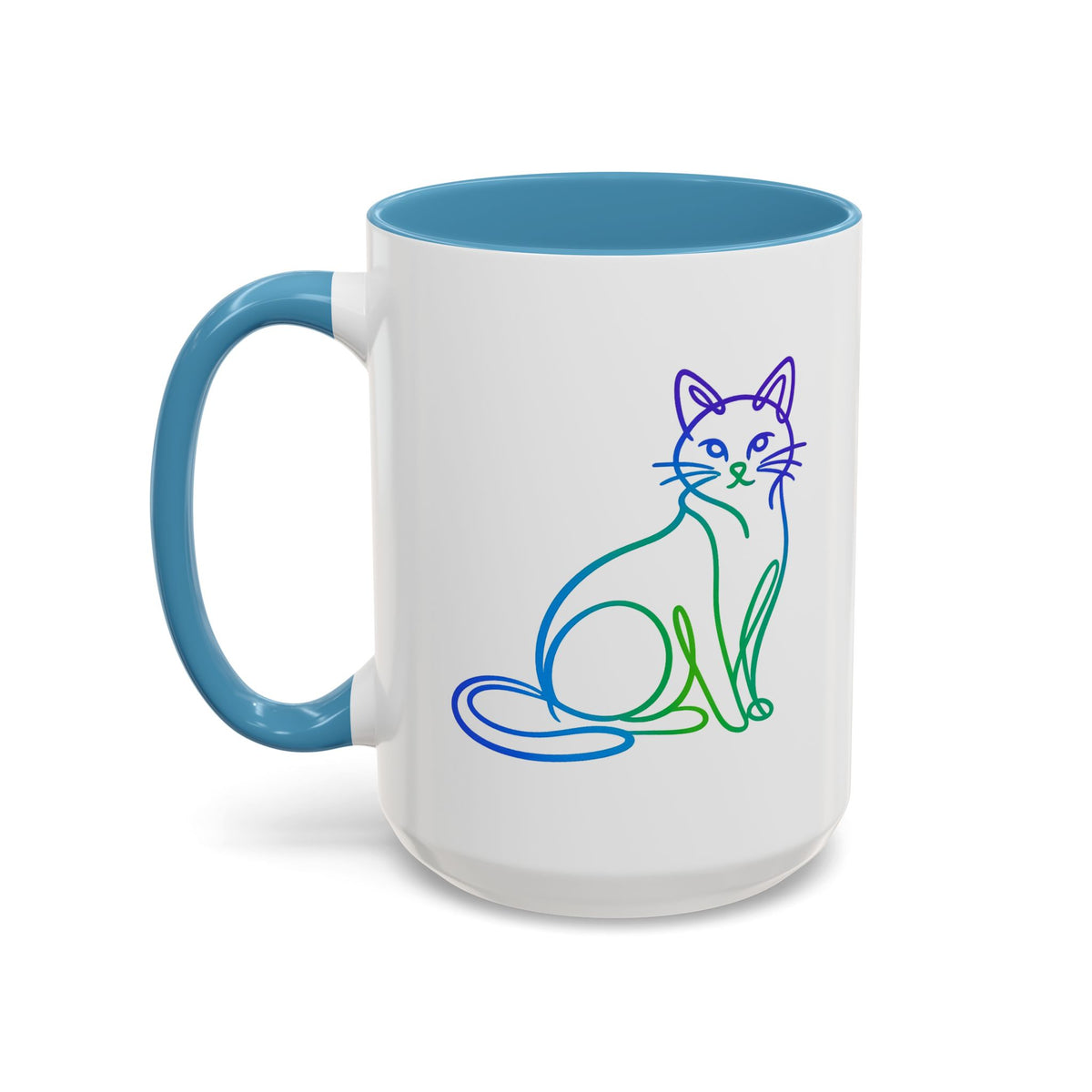 Northern Lights Cat Coffee Mug  (11/15oz)