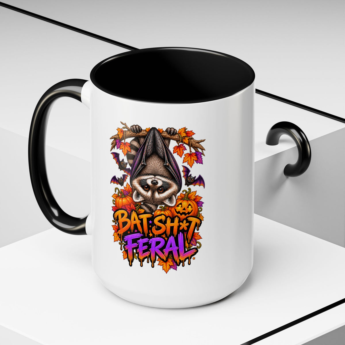 Batty Raccoon Coffee Mug  (11/15oz)