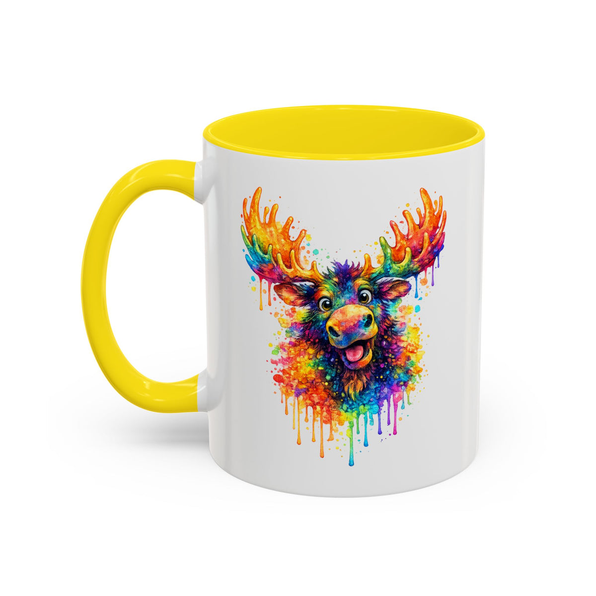 Watercolor Moose Coffee Mug  (11/15oz)