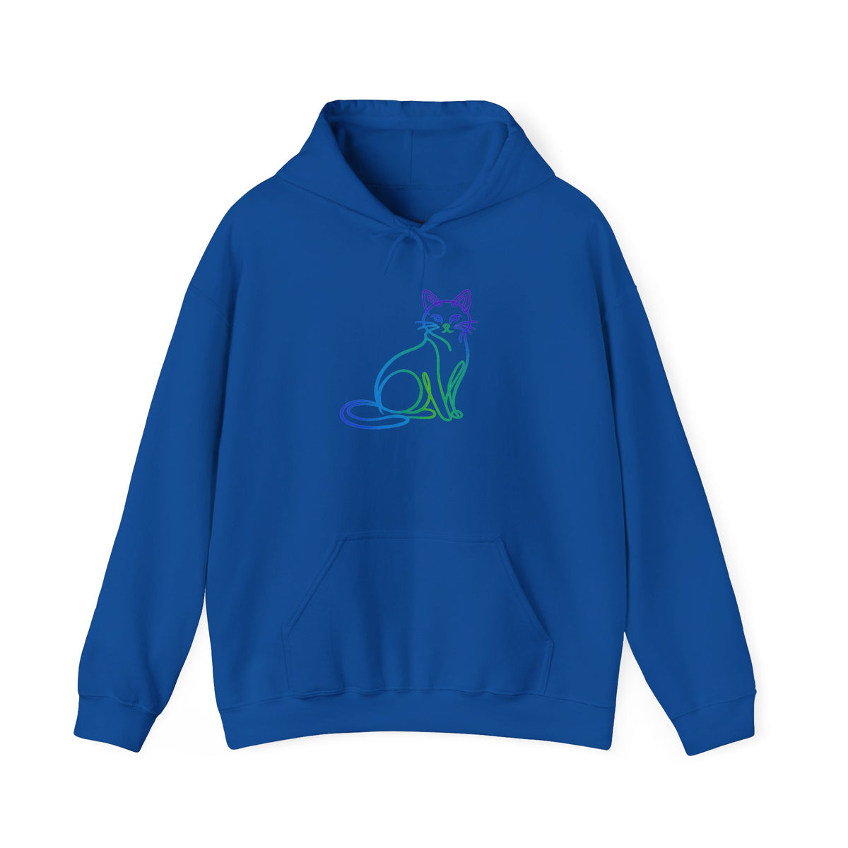Northern Lights Cat Hooded Sweatshirt