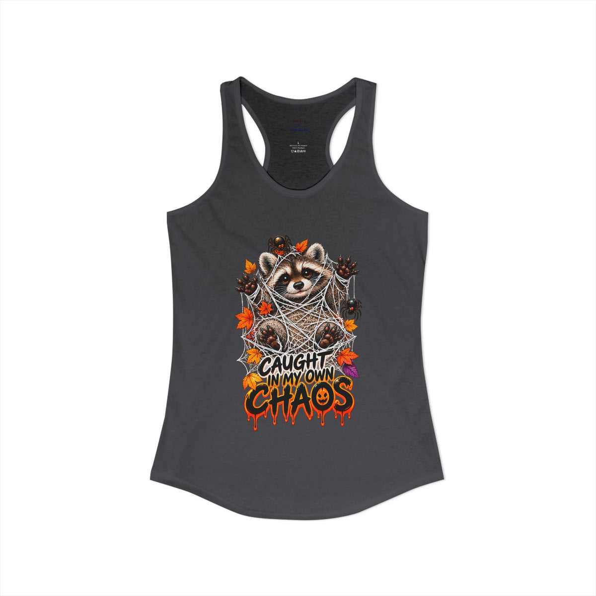 Caught Raccoon Racerback Tank
