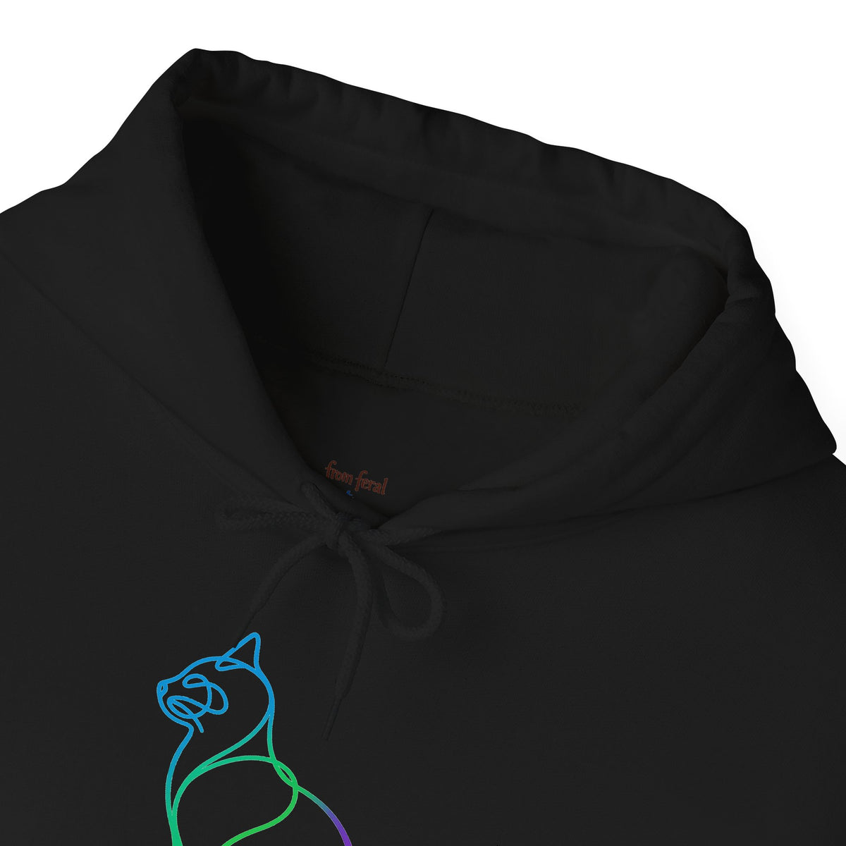 Northern Lights Cat Hooded Sweatshirt