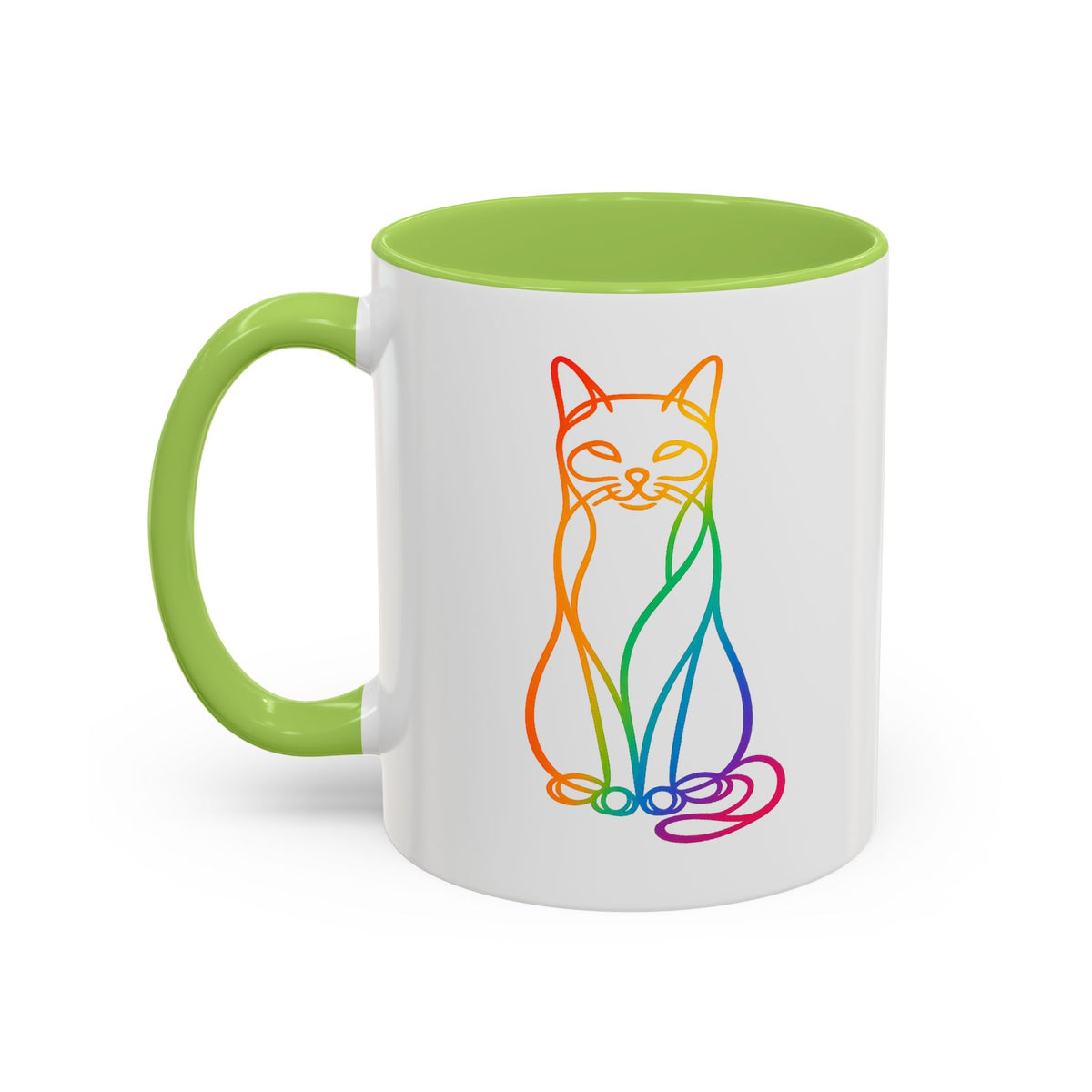 Rainbow Cat Coffee Mug  (11/15oz)