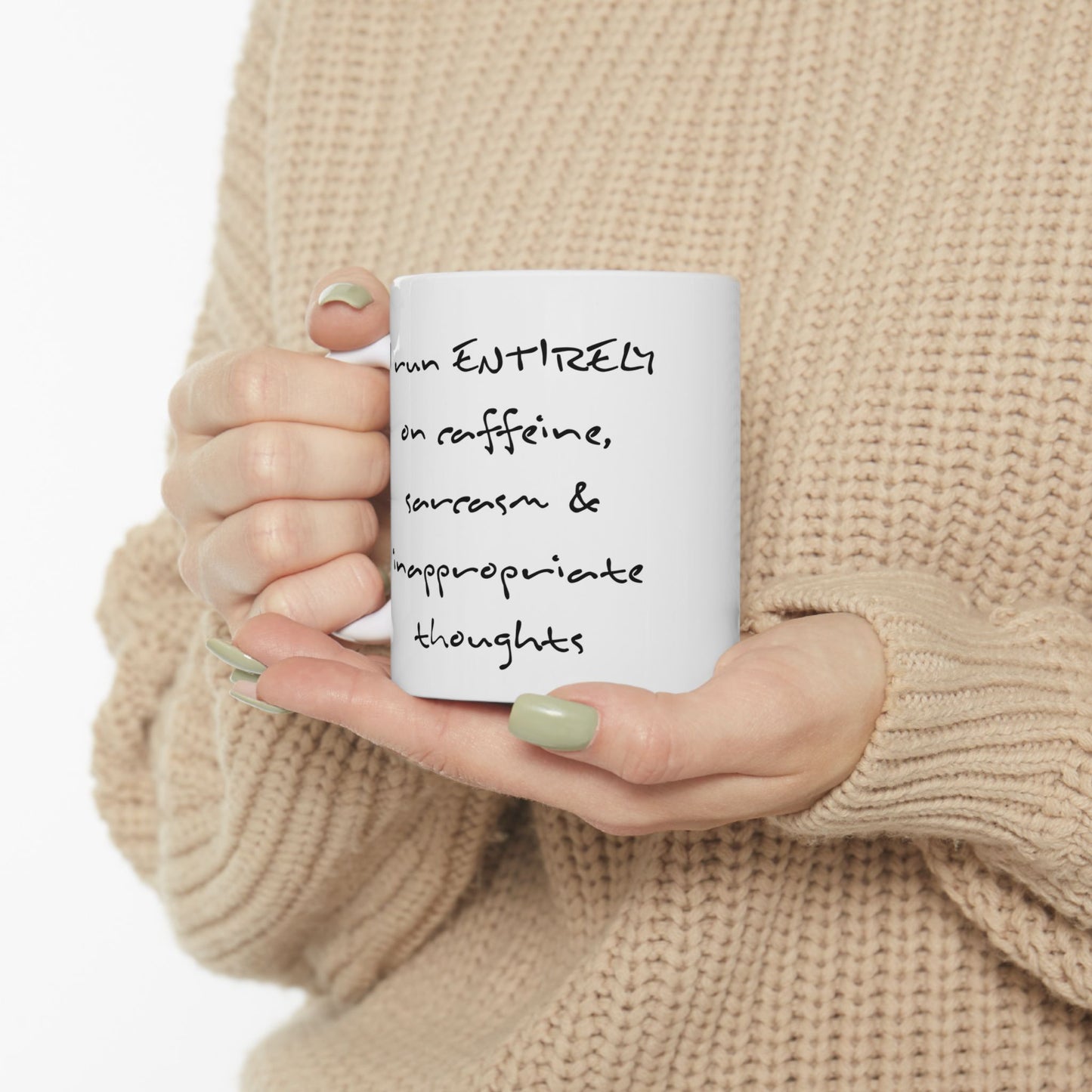 "Run On" Ceramic Mug  (11oz & 15oz)