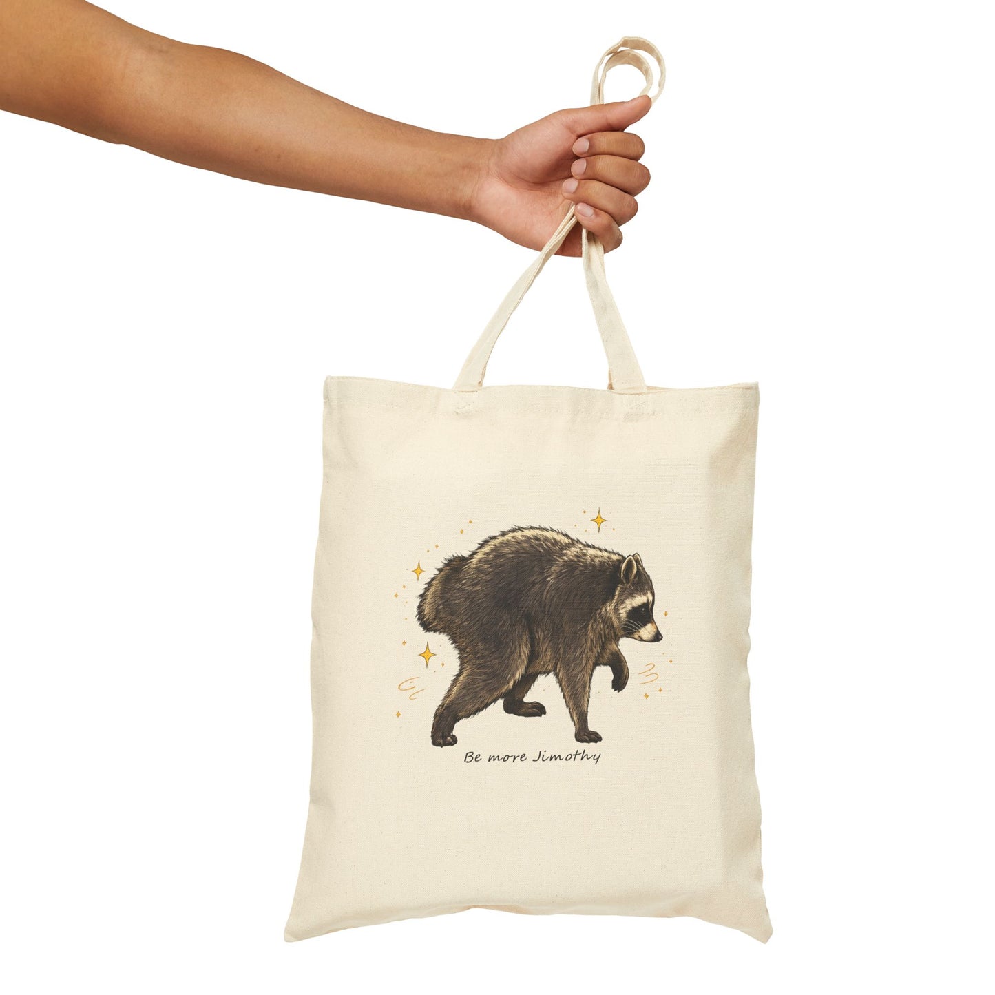 Jimothy The Raccoon Inspirational Tote Bag