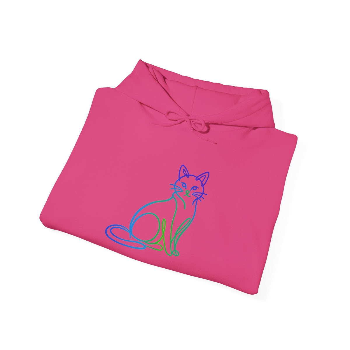 Northern Lights Cat Hooded Sweatshirt