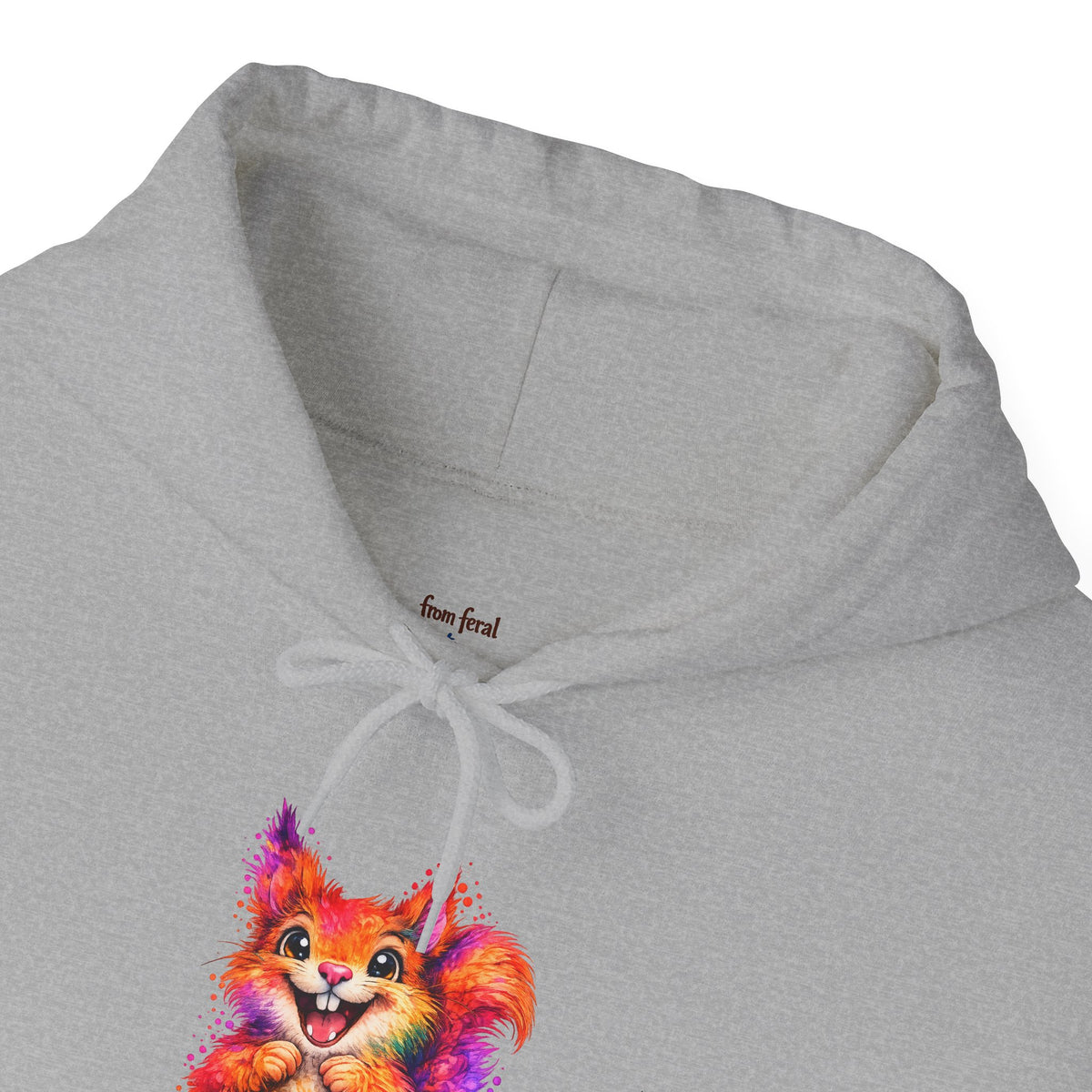 Watercolor Squirrel Hooded Sweatshirt