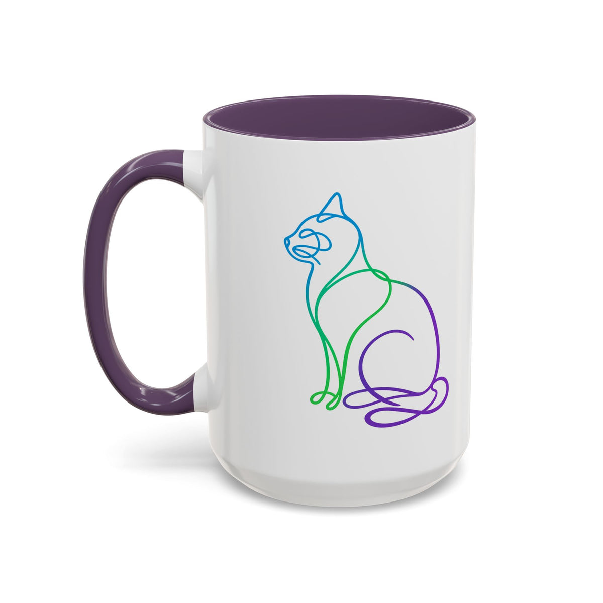 Northern Lights Cat Coffee Mug  (11/15oz)