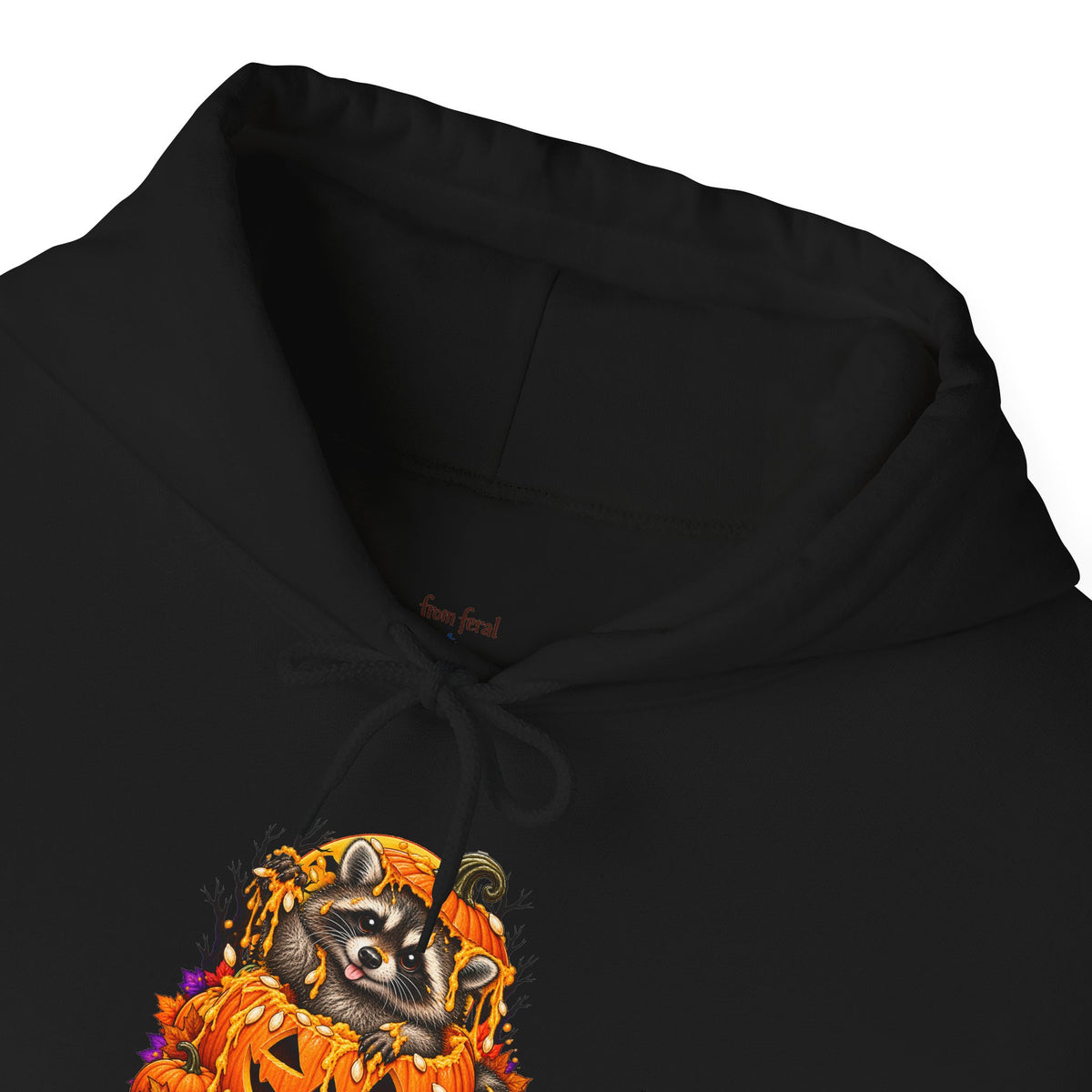 Carving Out Chaos Raccoon Hooded Sweatshirt