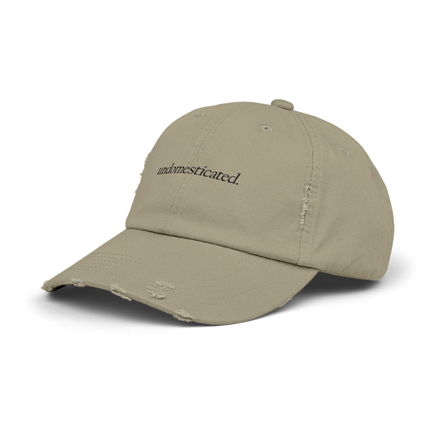 "Undomesticated" Distressed Cap —  Funny Truth Hat