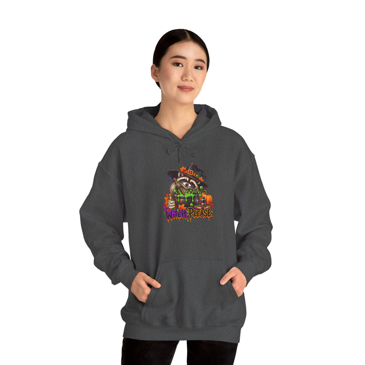 Witch, Please. Raccoon Hooded Sweatshirt