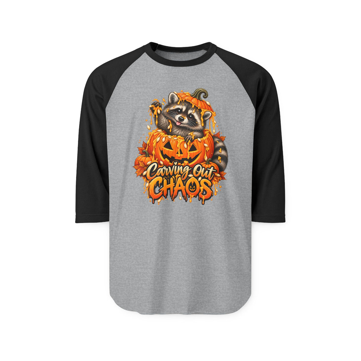 Carving Out Chaos Raglan Baseball Shirt